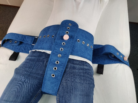 Ceinture abdominale + pelvien amovible pour le lit